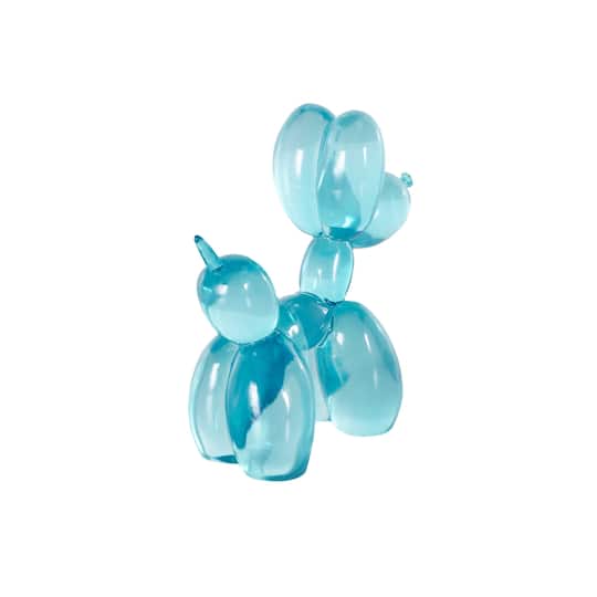 9.75" Resin Tinted Balloon Dog Sculpture